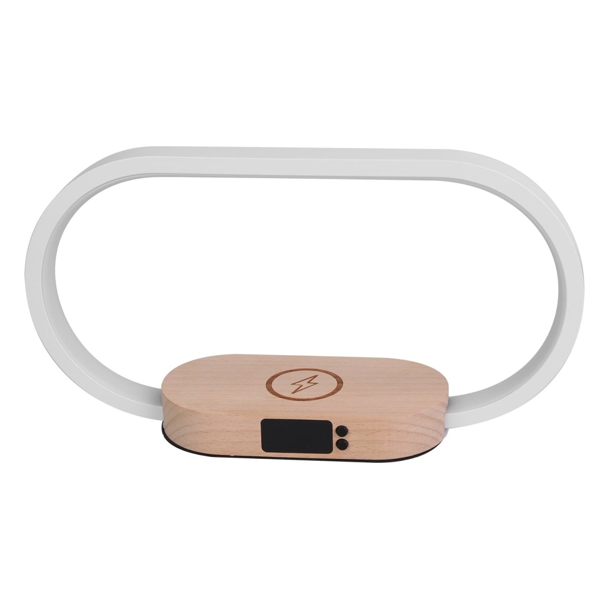 Touch Bedlamp met Klok & Draadloze Oplader – LED Bureau- en Nachtlamp - Zenityliving.com