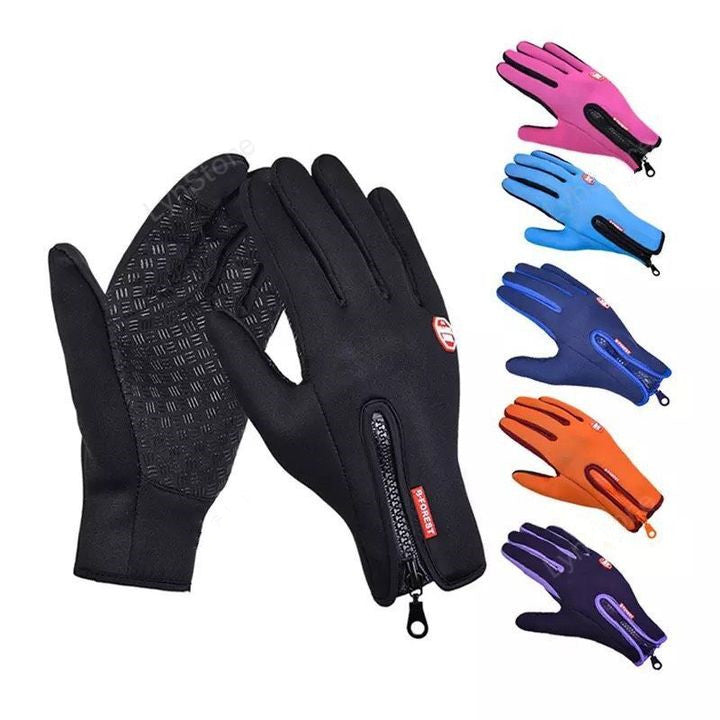 Winter Touchscreen Handschoenen – Waterdichte Sport- & Motorhandschoenen met Fleece