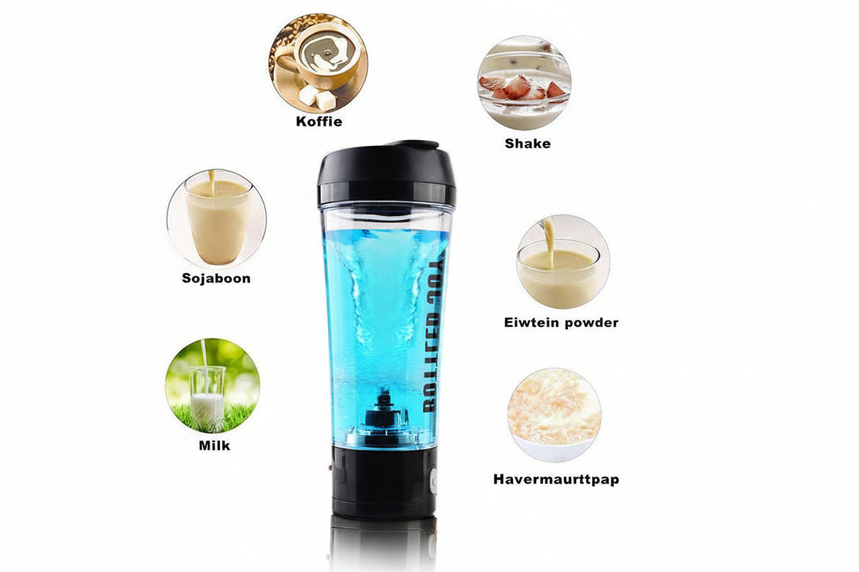 Zenityliving — Bottled Joy Elektrische Shaker – Klonterloos Mixen in 10 Seconde