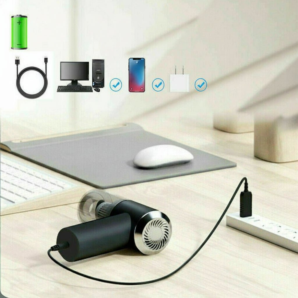 Draadloze Autostofzuiger – Krachtig & Compact (6000Pa) - Zenityliving.com