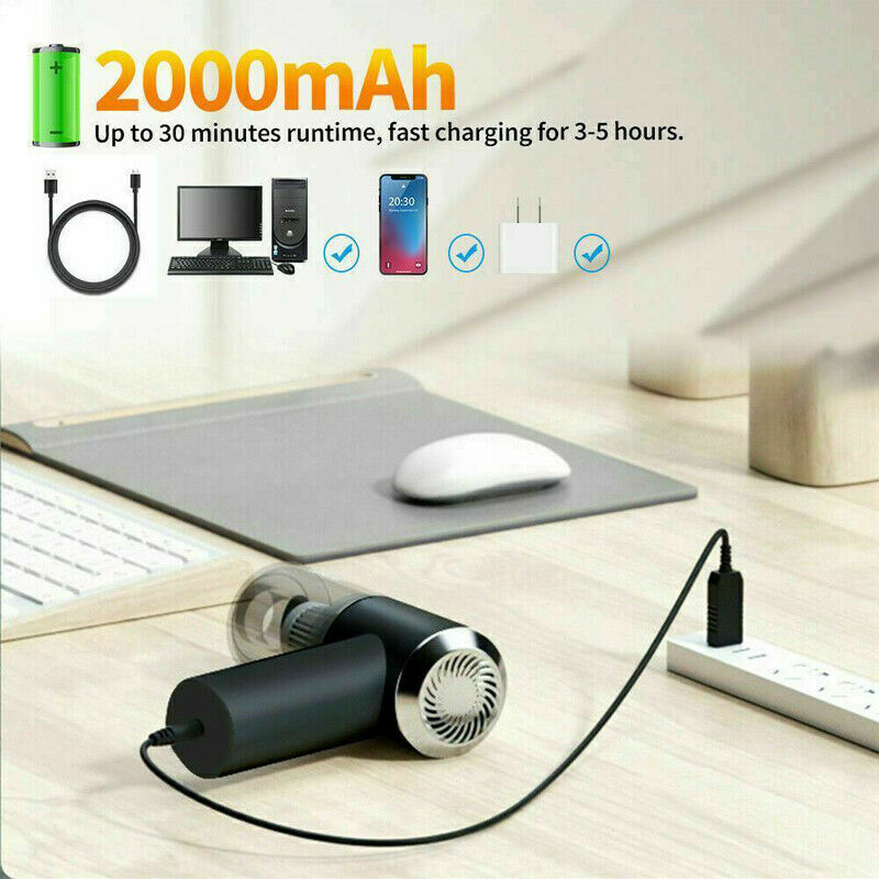 Draadloze Autostofzuiger – Krachtig & Compact (6000Pa)