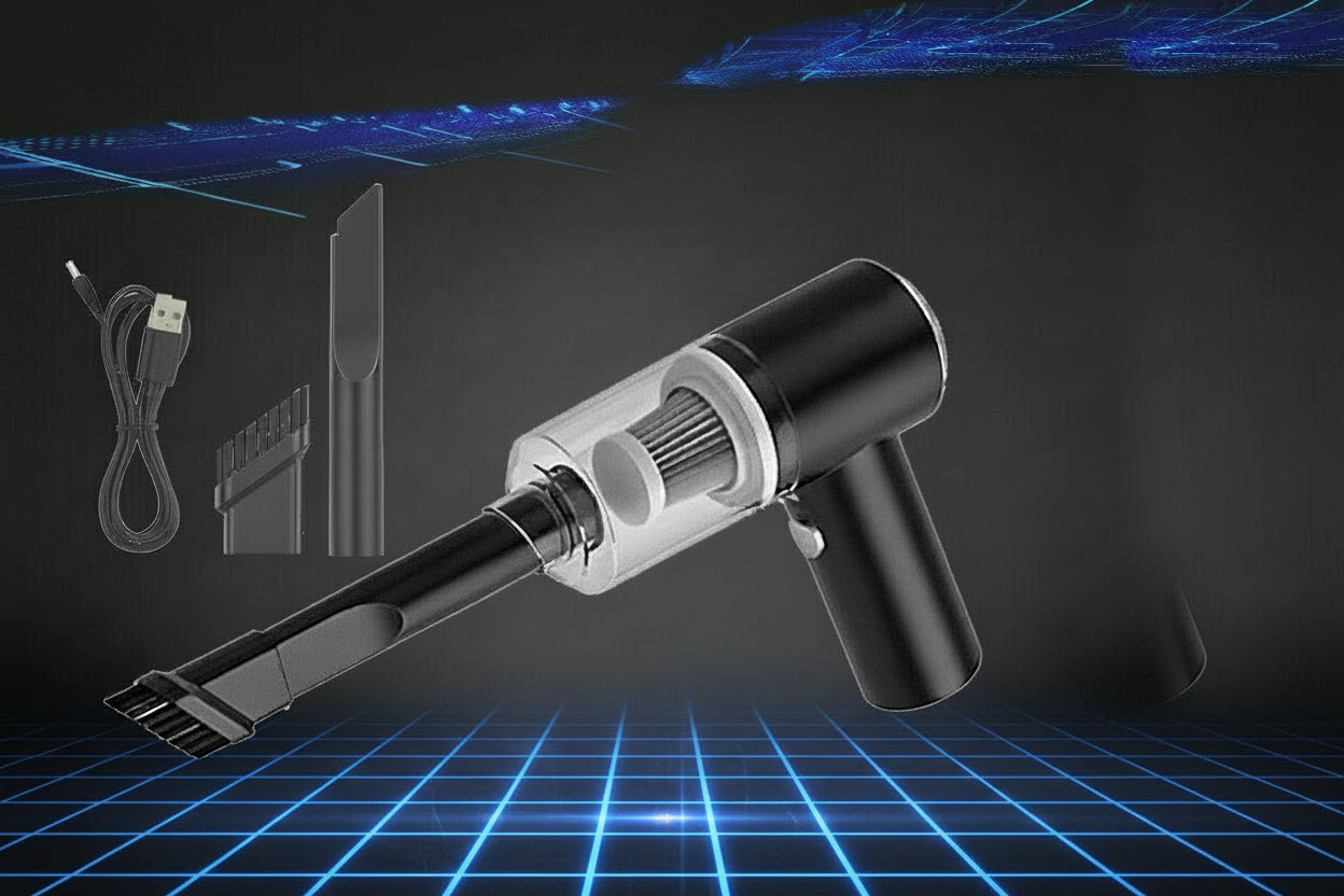 Draadloze Autostofzuiger – Krachtig & Compact (6000Pa)