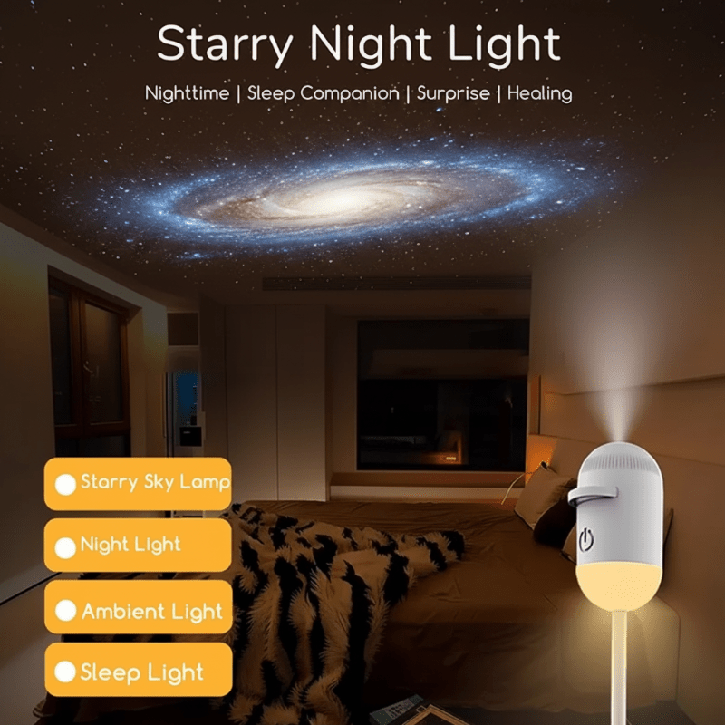 NightSky – Dimmbar & magisk i sovrummet – LED Galaxy-lampa - Zenityliving.com