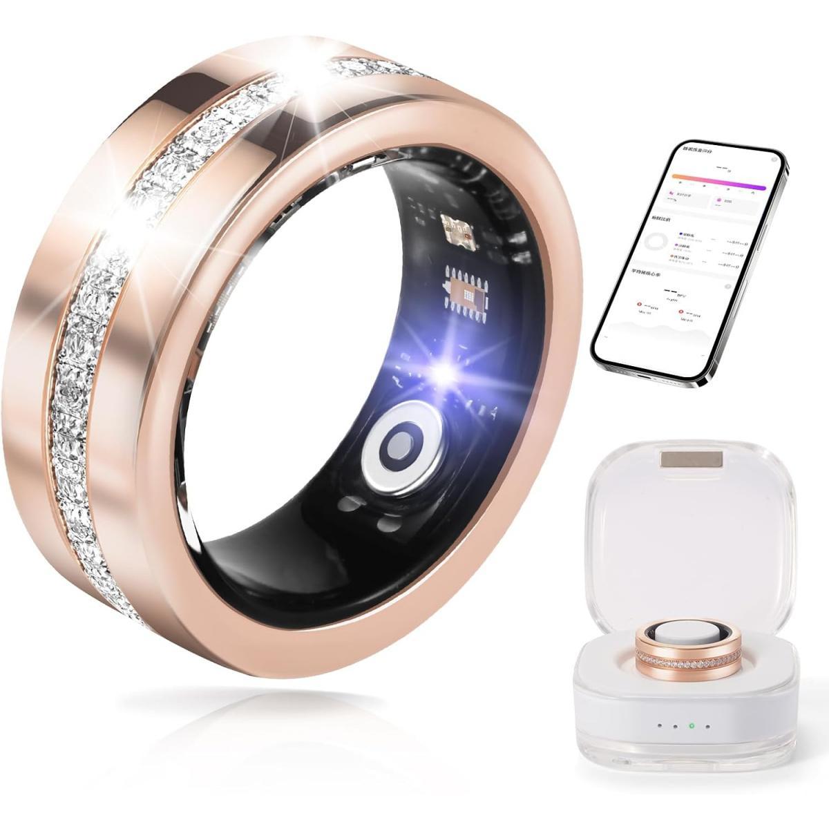 Slimme Fitness Ring voor Dames en Heren. – Elegant Design met Gezondheidstracking