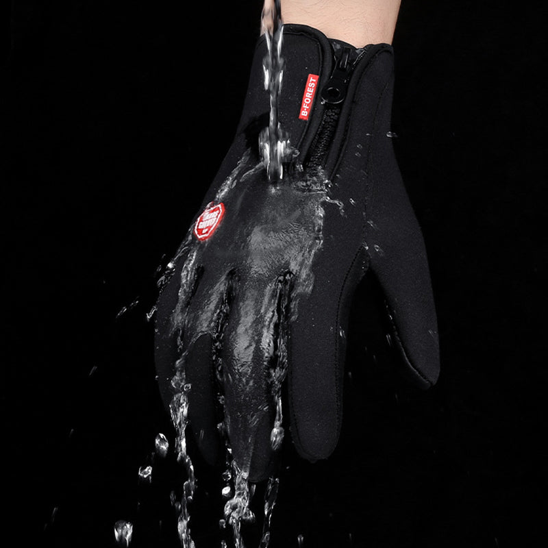 Winter Touchscreen Handschoenen – Waterdichte Sport- & Motorhandschoenen met Fleece