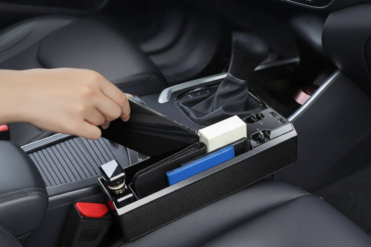 Auto Opbergbox voor Stoelopening – Nooit Meer Iets Kwijt - Zenityliving.com