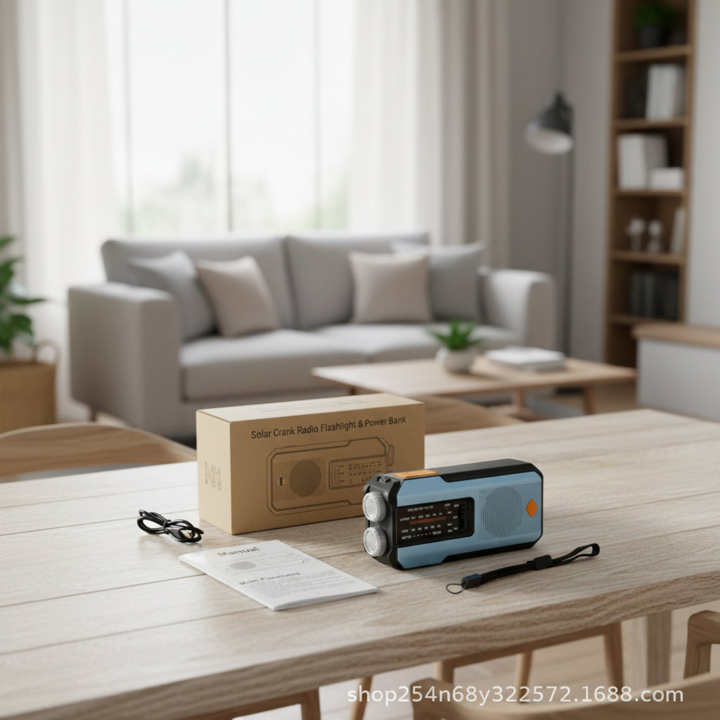 Draagbare Noodradio – Handradio voor Noodsituaties & Outdoor