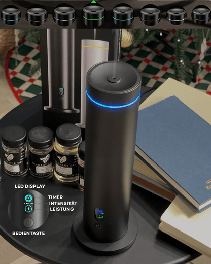 Waterloze Aroma Diffuser CH124 – Bluetooth & Afstandsbediening (incl. 2 geurflessen) - Zenityliving.com