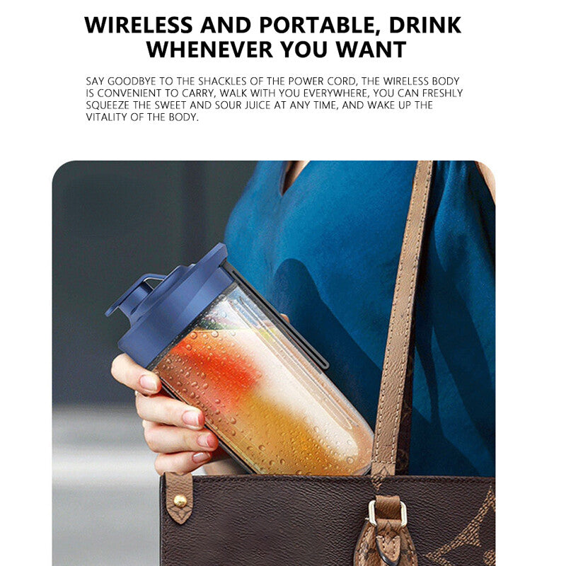 Draagbare Elektrische Blender & Mini Smoothie Maker – 400 ml