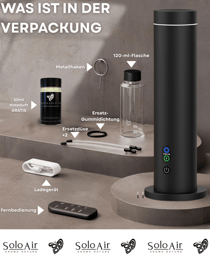 Waterloze Aroma Diffuser CH124 – Bluetooth & Afstandsbediening (incl. 2 geurflessen) - Zenityliving.com