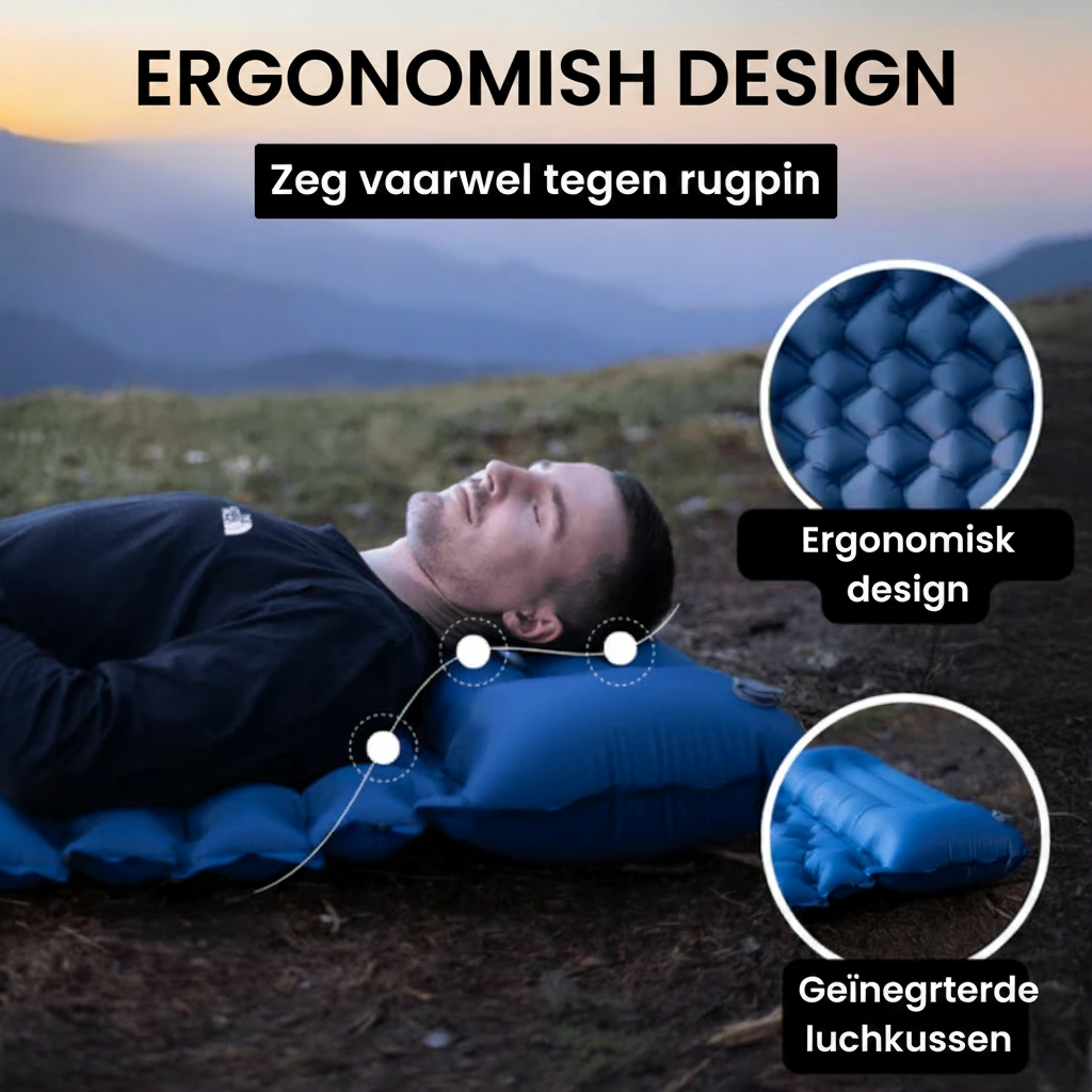 Ultralicht en compact slaapmatje