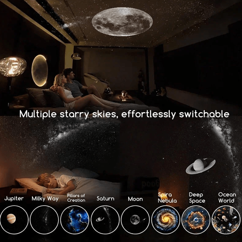 NightSky – Dimmbar & magisk i sovrummet – LED Galaxy-lampa - Zenityliving.com