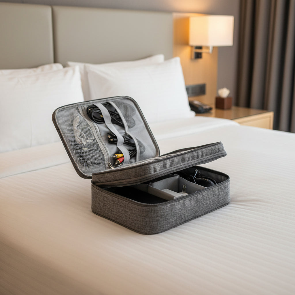 Reis Organizer voor Kabels & Elektronica – Compact en Waterdicht