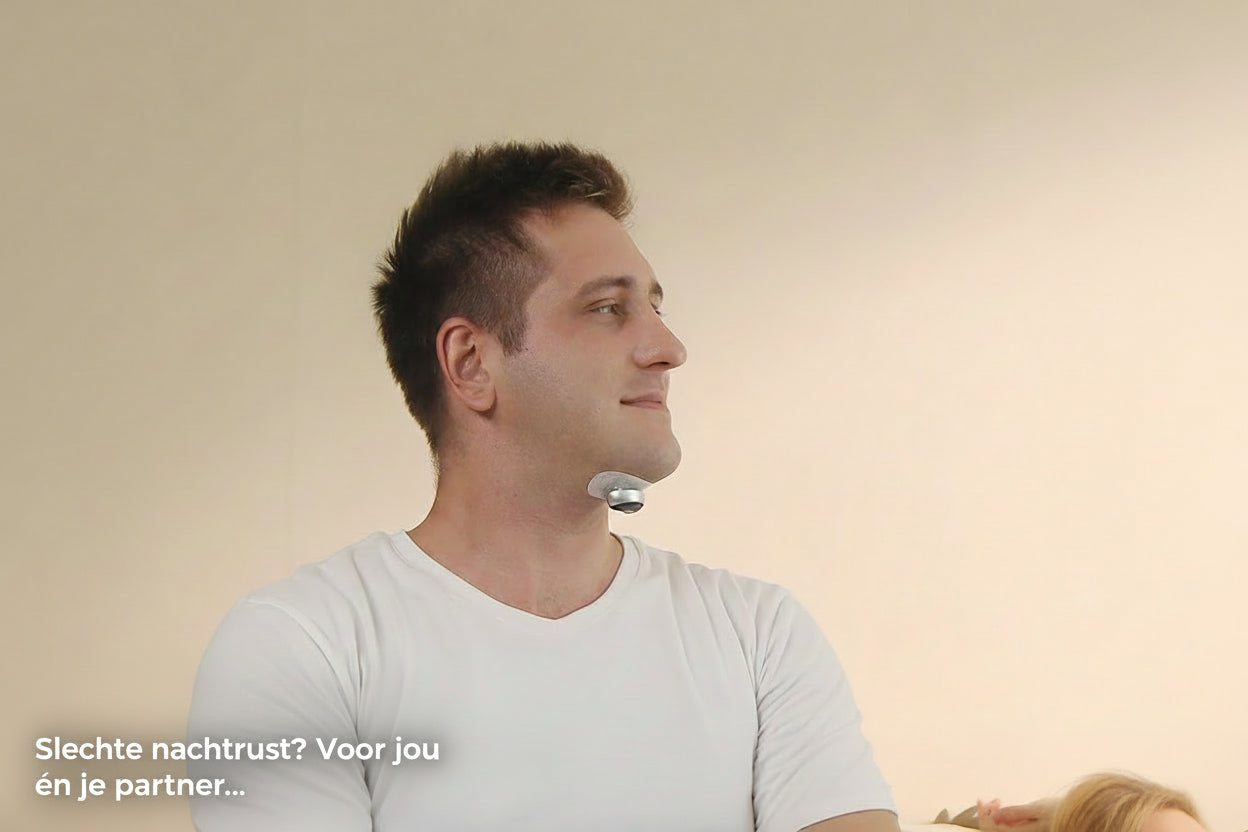 Elektronisch Anti-Snurkapparaat – Comfortabele Nachtelijke Ondersteuning  Slim Anti-Snurk Hulpmiddel – Zachte Spierstimulator voor Slaapcomfort