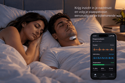 Elektronisch Anti-Snurkapparaat – Comfortabele Nachtelijke Ondersteuning Slim Anti-Snurk Hulpmiddel – Zachte Spierstimulator voor Slaapcomfort - Zenityliving.com