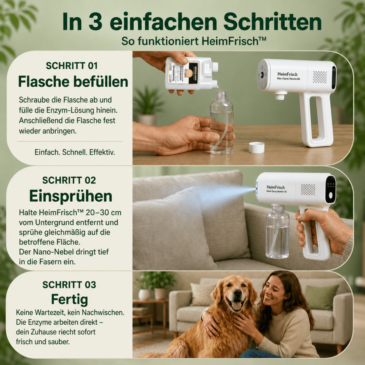 HeimFrisch™ Nano-Enzym-Deodorant - Zenityliving.com