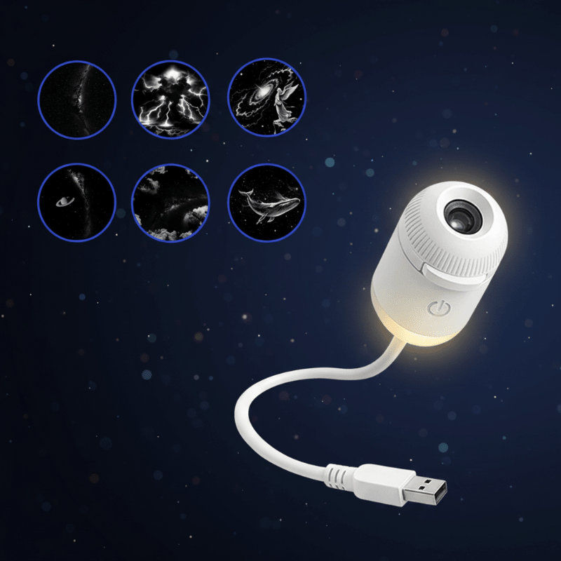 NightSky – Dimmbar & magisk i sovrummet – LED Galaxy-lampa - Zenityliving.com