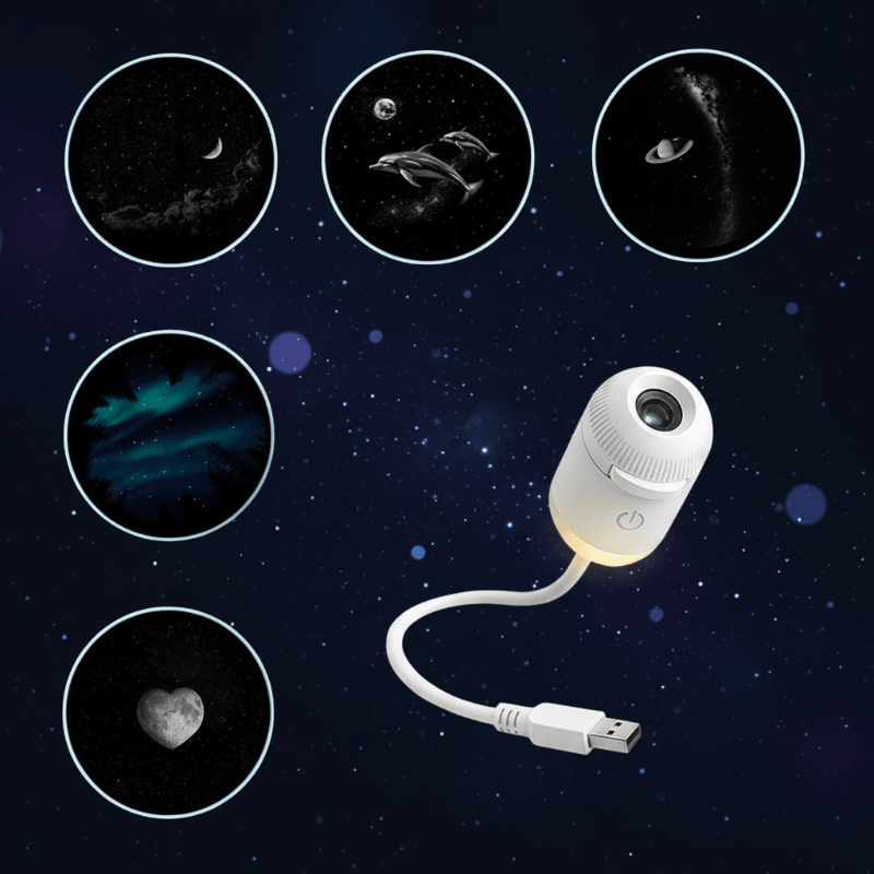 NightSky – Dimmbar & magisk i sovrummet – LED Galaxy-lampa - Zenityliving.com
