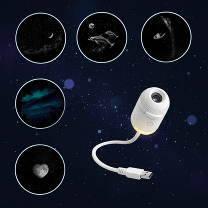 NightSky – Dimmbar & magisk i sovrummet – LED Galaxy-lampa - Zenityliving.com