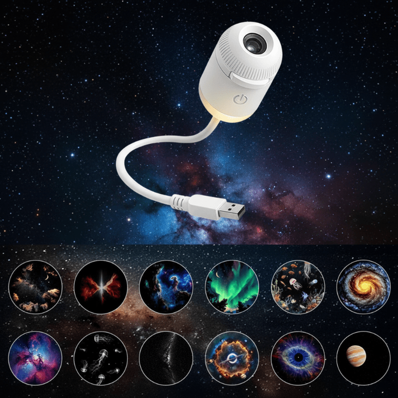 NightSky – Dimmbar & magisk i sovrummet – LED Galaxy-lampa - Zenityliving.com