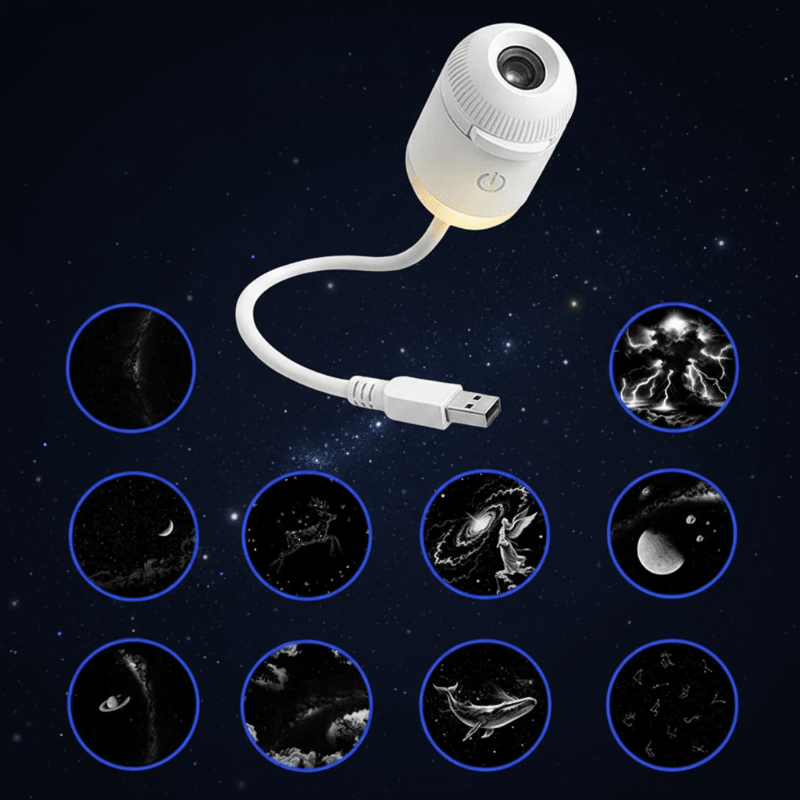 NightSky – Dimmbar & magisk i sovrummet – LED Galaxy-lampa - Zenityliving.com