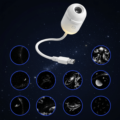 NightSky – Dimmbar & magisk i sovrummet – LED Galaxy-lampa - Zenityliving.com