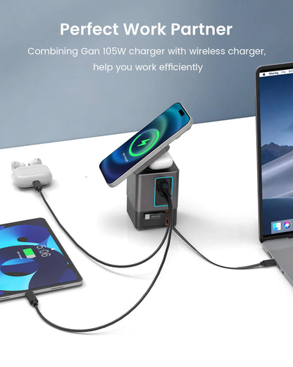 SKEGIC Nexus 105W GaN Charging Station