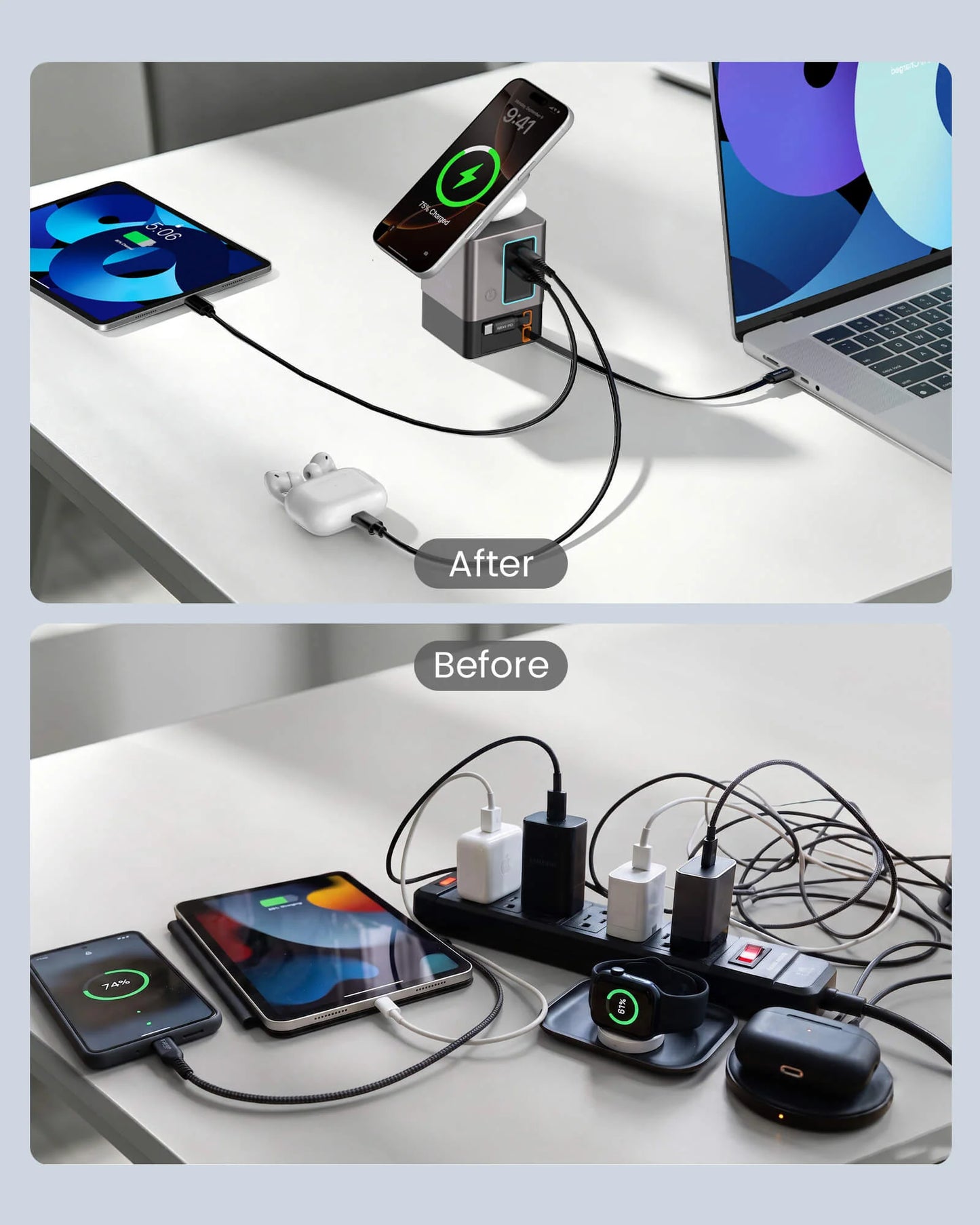 SKEGIC Nexus 105W GaN Charging Station