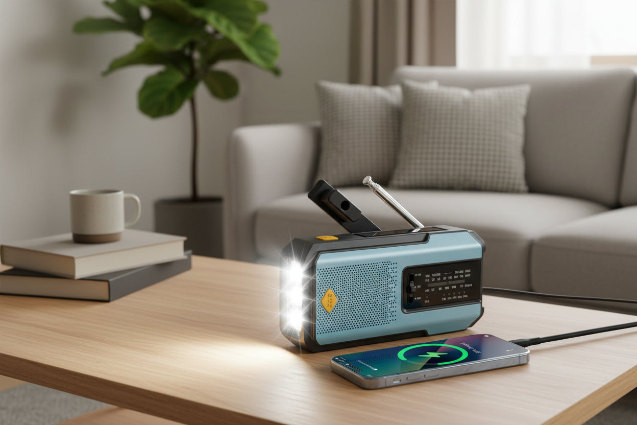 Draagbare Noodradio – Handradio voor Noodsituaties & Outdoor