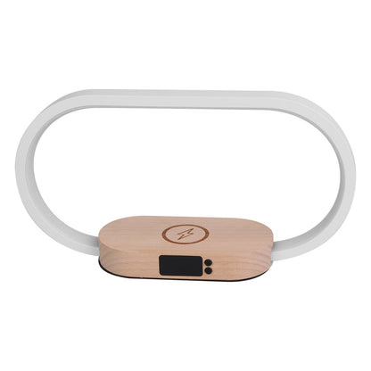 Touch Bedlamp met Klok & Draadloze Oplader – LED Bureau- en Nachtlamp - Zenityliving.com