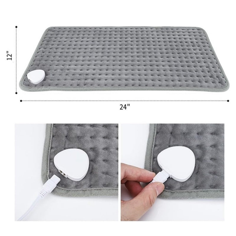 Elektrisch Warmtekussen – Verwarmingspad voor Rug, Nek, Schouders & Buik