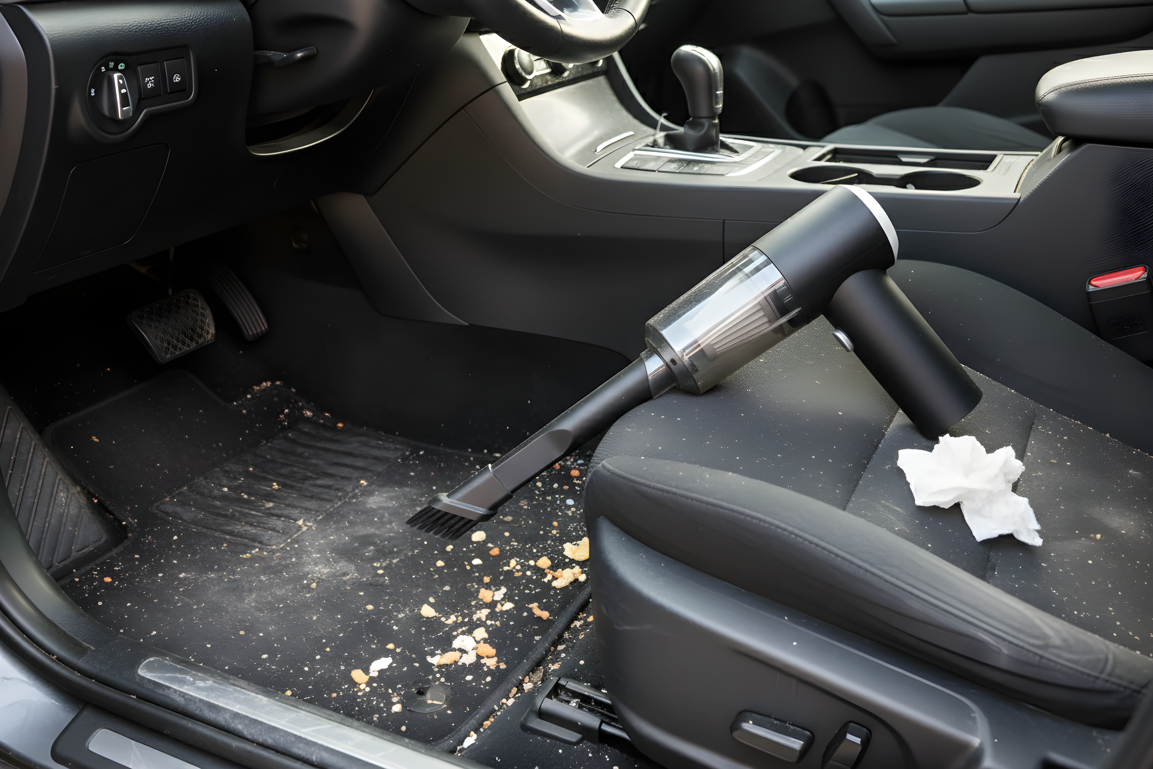 Draadloze Autostofzuiger – Krachtig & Compact (6000Pa)