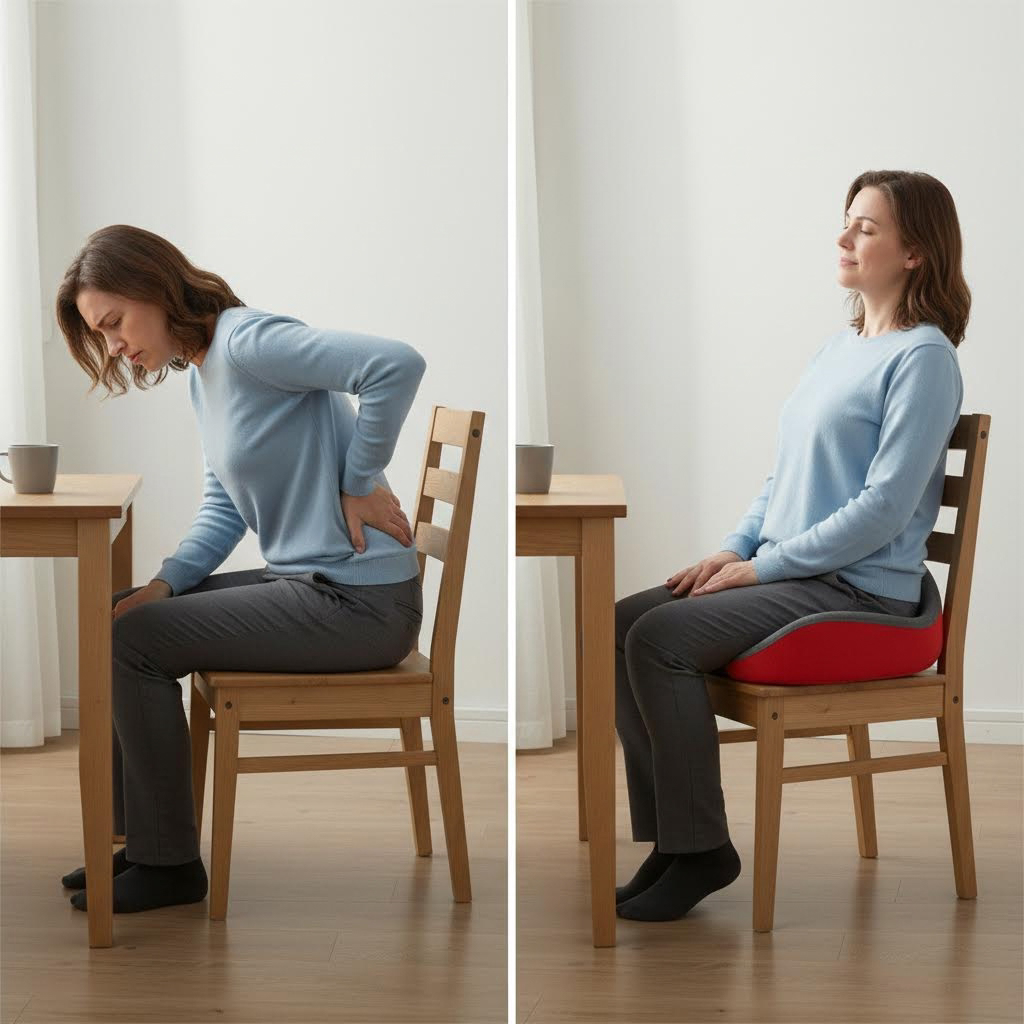 Comfortabel Memory Foam Zitkussen – Voor Langdurig Zitten