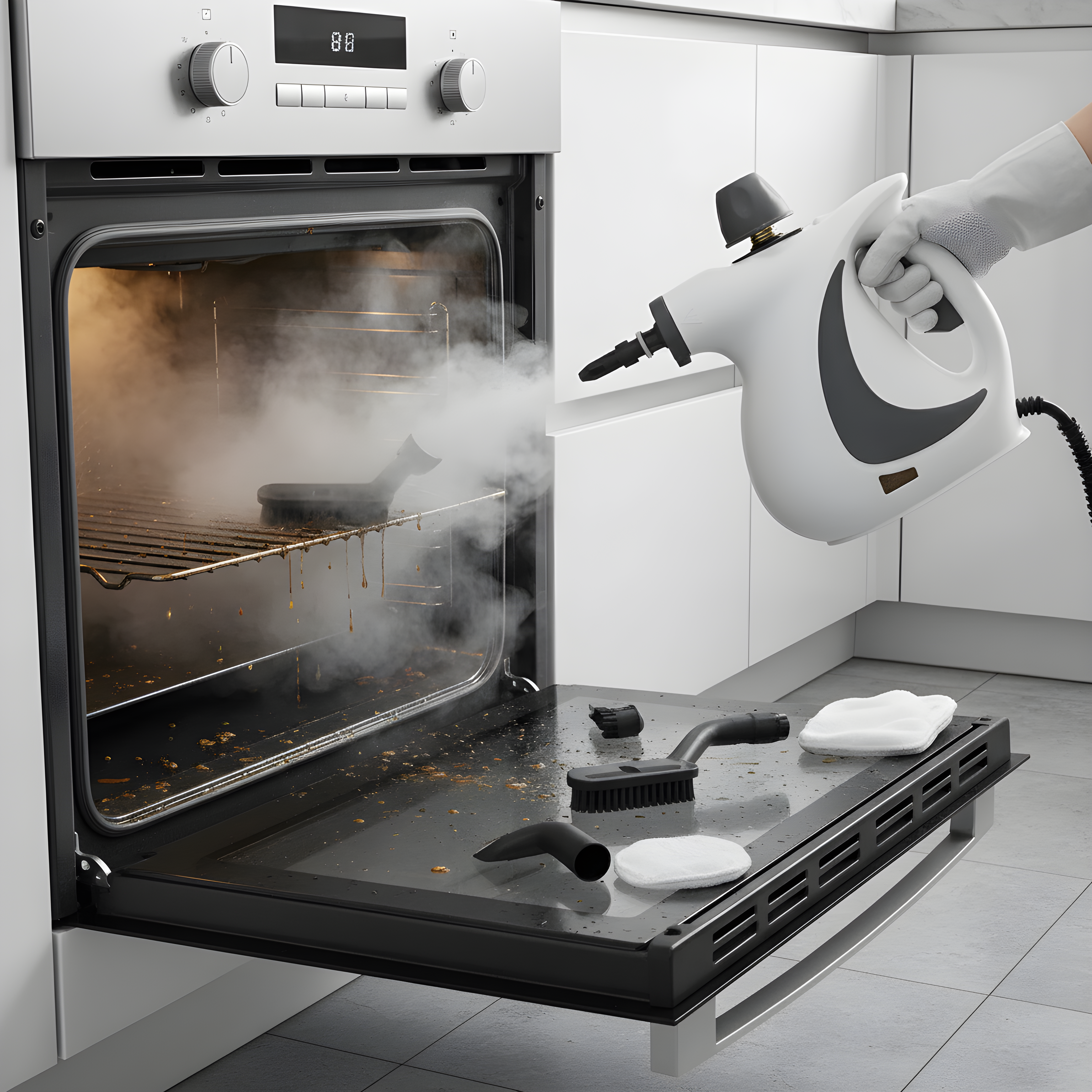 Krachtige Stoomreiniger voor Airco, Keuken en Badkamer