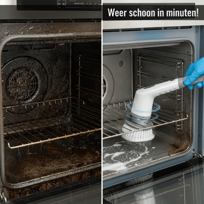 Elektrische Spin Scrubber – Krachtige Schoonmaak zonder Bukken Oplaadbare Elektrische Schoonmaakborstel met Verlengsteel - Zenityliving.com