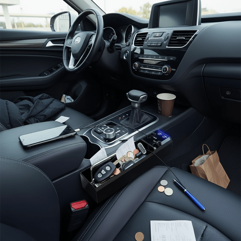 Auto Opbergbox voor Stoelopening – Nooit Meer Iets Kwijt - Zenityliving.com