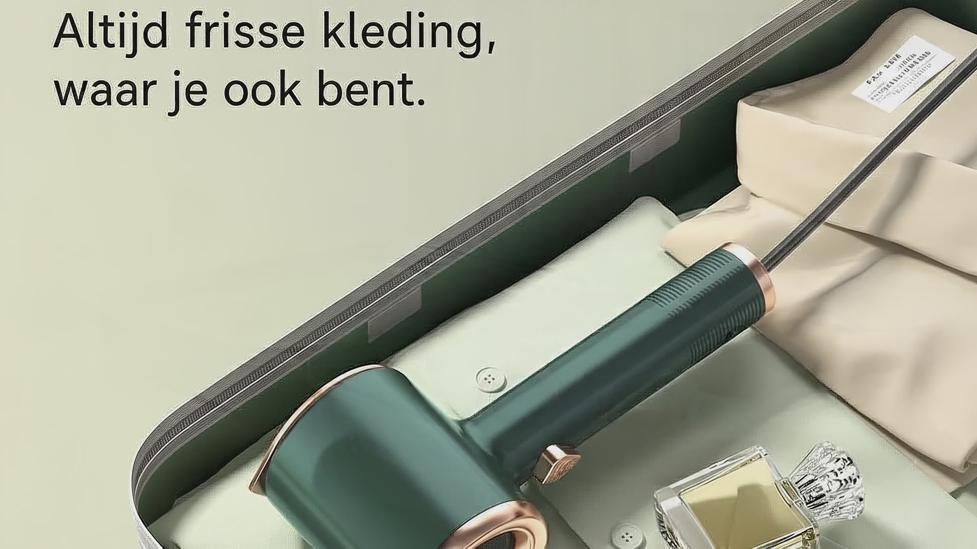 Draagbare Kledingstomer – Compact & Krachtig voor Kreukvrije Kleding  Compact Handstoomstrijkijzer voor Kleding – Ideaal voor Reizen