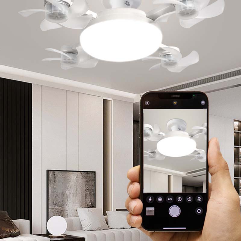 🌬️💡 Leiser Klappflügel-Deckenventilator mit LED ✅ Fernbedienung – einstellbare Farbtemperatur & Timer, energiesparend, flimmerfrei 🌙⏱️ Modernes Multifunktionsdesign für Wohnzimmer & Schlafzimmer – stilvoll kühlen & sparen.