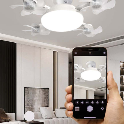 🌬️💡 Leiser Klappflügel-Deckenventilator mit LED ✅ Fernbedienung – einstellbare Farbtemperatur & Timer, energiesparend, flimmerfrei 🌙⏱️ Modernes Multifunktionsdesign für Wohnzimmer & Schlafzimmer – stilvoll kühlen & sparen.