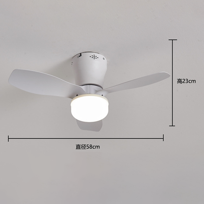 🌬️💡 Leiser Klappflügel-Deckenventilator mit LED ✅ Fernbedienung – einstellbare Farbtemperatur & Timer, energiesparend, flimmerfrei 🌙⏱️ Modernes Multifunktionsdesign für Wohnzimmer & Schlafzimmer – stilvoll kühlen & sparen.