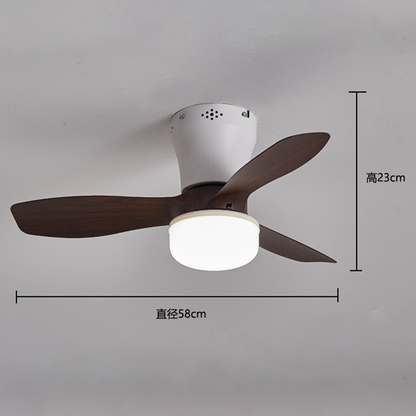 🌬️💡 Leiser Klappflügel-Deckenventilator mit LED ✅ Fernbedienung – einstellbare Farbtemperatur & Timer, energiesparend, flimmerfrei 🌙⏱️ Modernes Multifunktionsdesign für Wohnzimmer & Schlafzimmer – stilvoll kühlen & sparen.