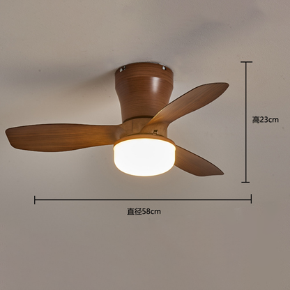 🌬️💡 Leiser Klappflügel-Deckenventilator mit LED ✅ Fernbedienung – einstellbare Farbtemperatur & Timer, energiesparend, flimmerfrei 🌙⏱️ Modernes Multifunktionsdesign für Wohnzimmer & Schlafzimmer – stilvoll kühlen & sparen.