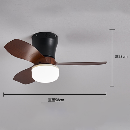 🌬️💡 Leiser Klappflügel-Deckenventilator mit LED ✅ Fernbedienung – einstellbare Farbtemperatur & Timer, energiesparend, flimmerfrei 🌙⏱️ Modernes Multifunktionsdesign für Wohnzimmer & Schlafzimmer – stilvoll kühlen & sparen.